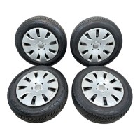 Komplettrad Satz Winterreifen 7x16 ET39 Stahlfelgen Audi A4 8K 8K0601027A